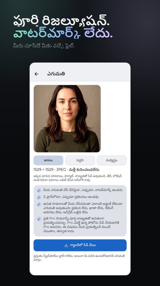 పూర్తి రిజల్యూషన్. వాటర్మార్క్ లేదు. మీరు చూసేదే మీకు వచ్చే ఫైల్.